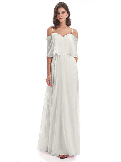 Abigail Sheath Spaghetti Straps Bridesmaid Dresses