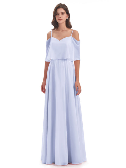 Abigail Sheath Spaghetti Straps Bridesmaid Dresses