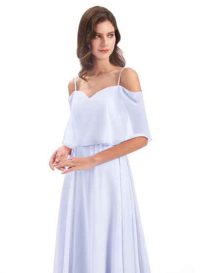 Abigail Sheath Spaghetti Straps Bridesmaid Dresses
