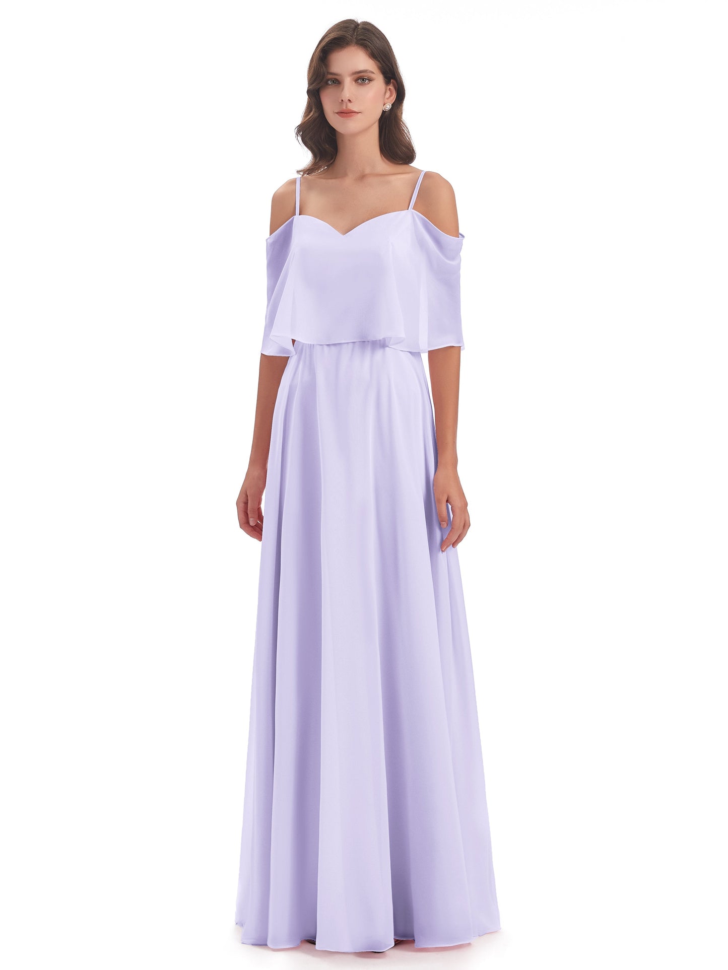 Abigail Sheath Spaghetti Straps Bridesmaid Dresses
