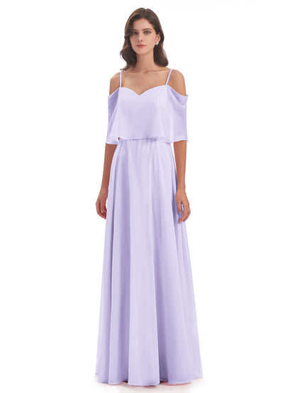 Abigail Sheath Spaghetti Straps Bridesmaid Dresses