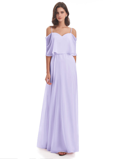 Abigail Sheath Spaghetti Straps Bridesmaid Dresses