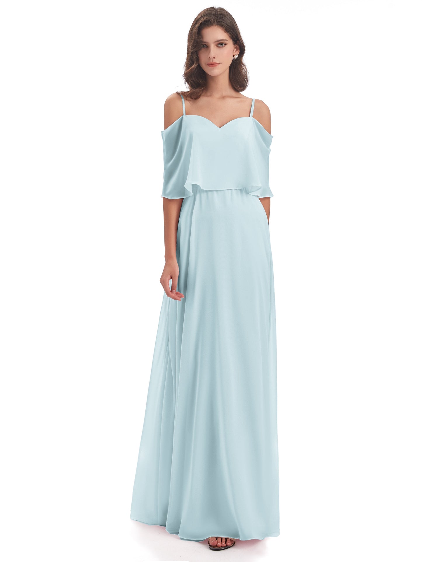 Abigail Sheath Spaghetti Straps Bridesmaid Dresses