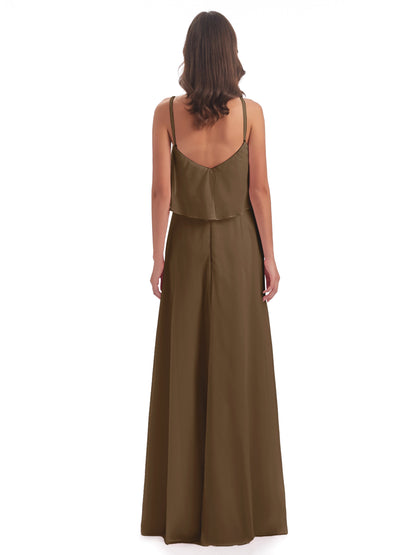Abigail Sheath Spaghetti Straps Bridesmaid Dresses