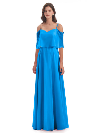 Abigail Sheath Spaghetti Straps Bridesmaid Dresses