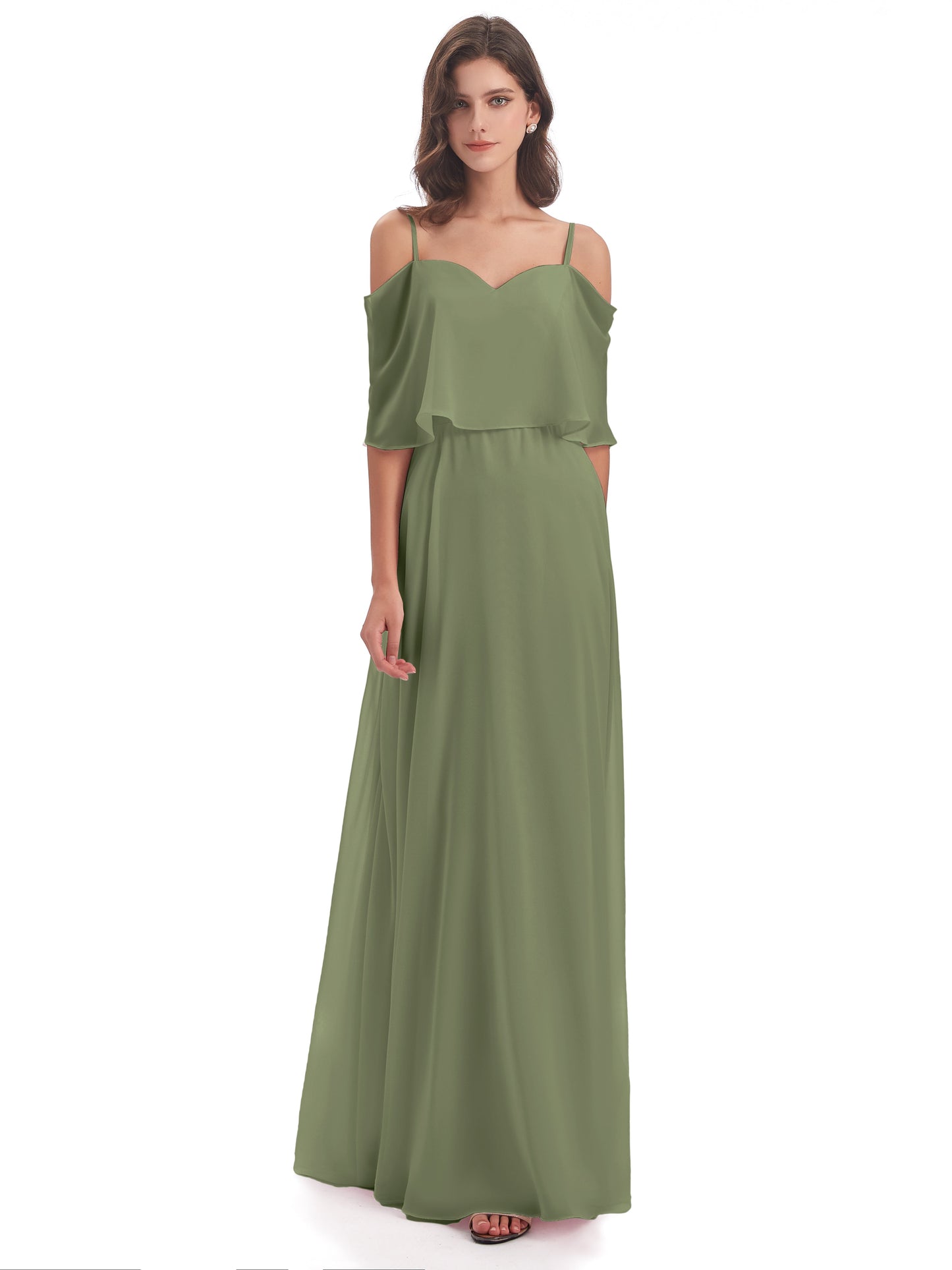 Abigail Sheath Spaghetti Straps Bridesmaid Dresses