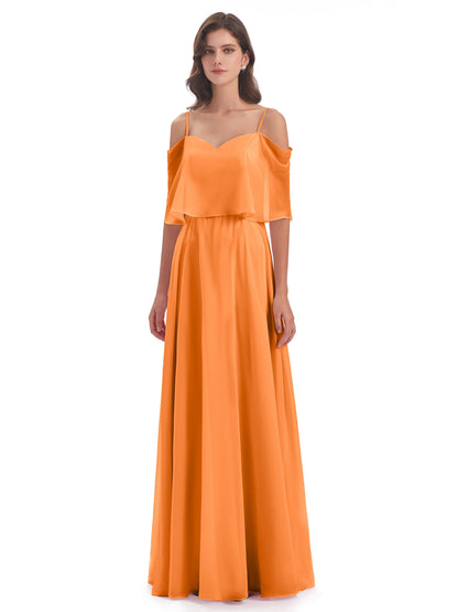 Abigail Sheath Spaghetti Straps Bridesmaid Dresses