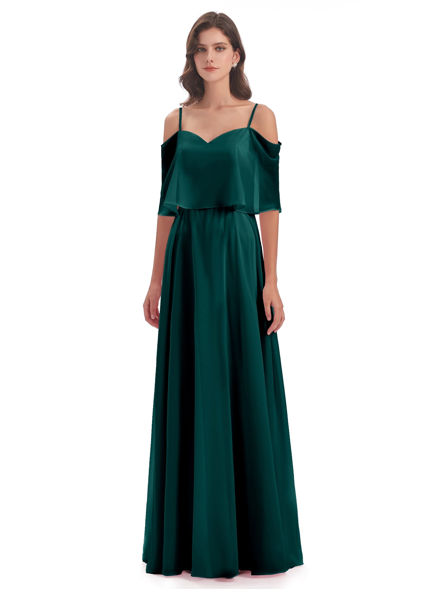 Abigail Sheath Spaghetti Straps Bridesmaid Dresses