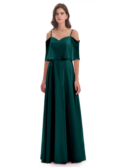 Abigail Sheath Spaghetti Straps Bridesmaid Dresses