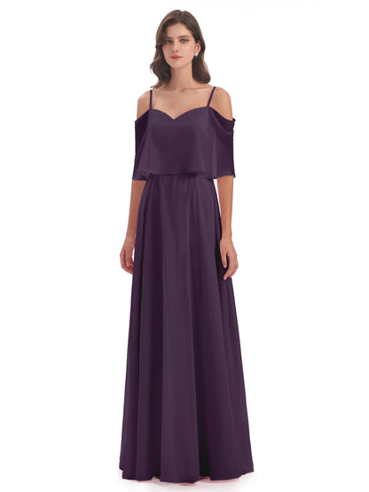 Abigail Sheath Spaghetti Straps Bridesmaid Dresses