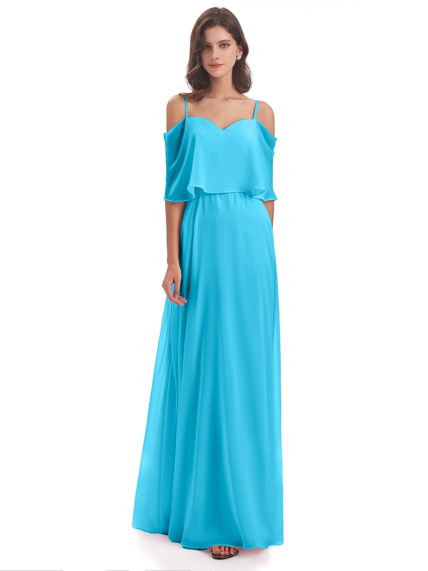 Abigail Sheath Spaghetti Straps Bridesmaid Dresses