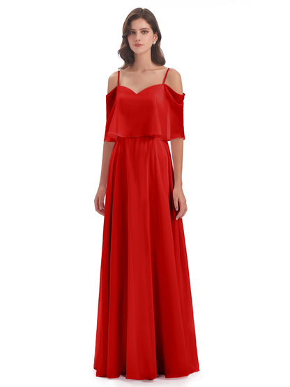 Abigail Sheath Spaghetti Straps Bridesmaid Dresses
