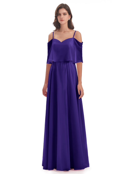 Abigail Sheath Spaghetti Straps Bridesmaid Dresses