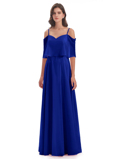 Abigail Sheath Spaghetti Straps Bridesmaid Dresses