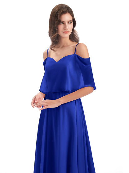 Abigail Sheath Spaghetti Straps Bridesmaid Dresses