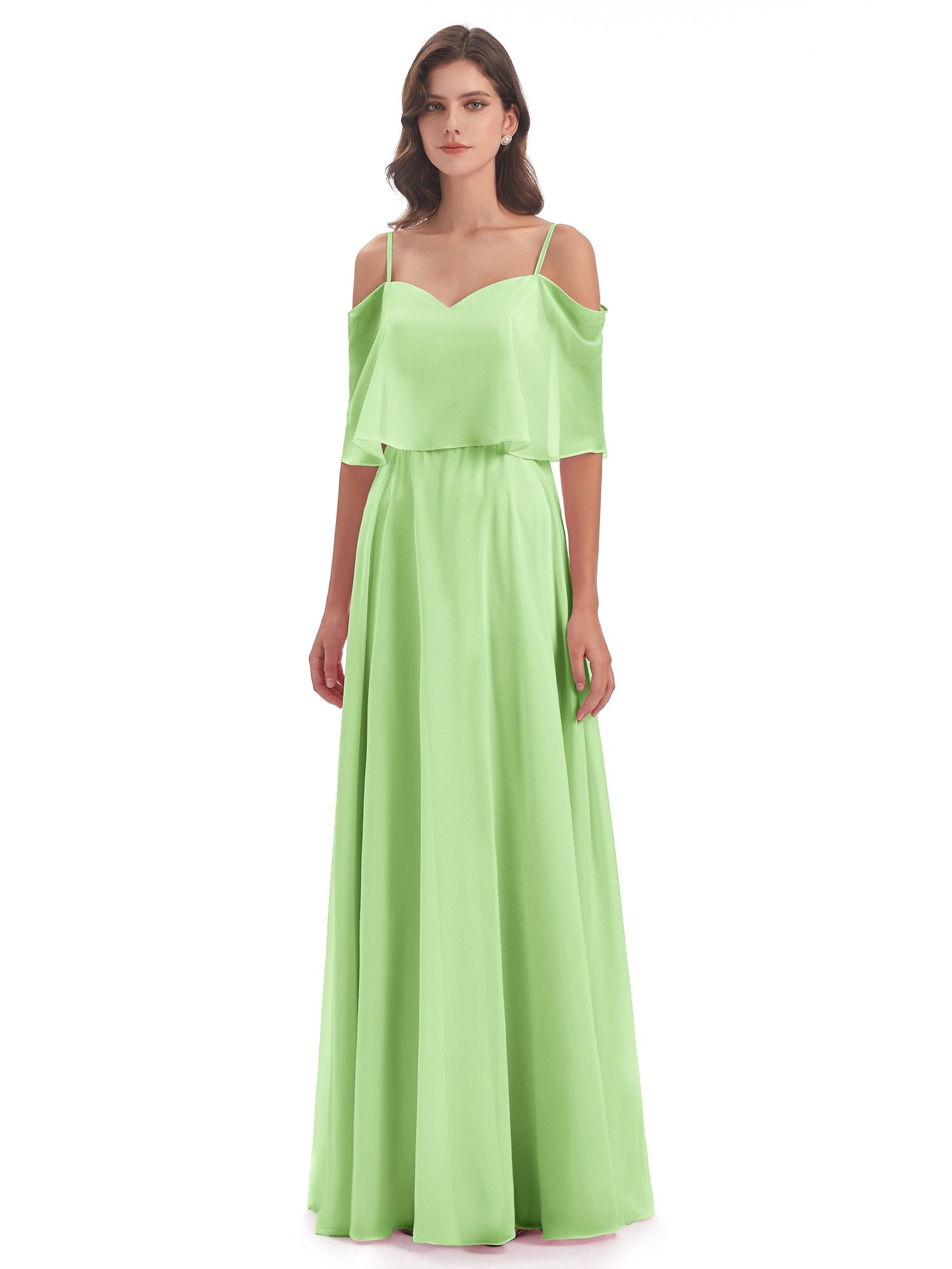 Abigail Sheath Spaghetti Straps Bridesmaid Dresses