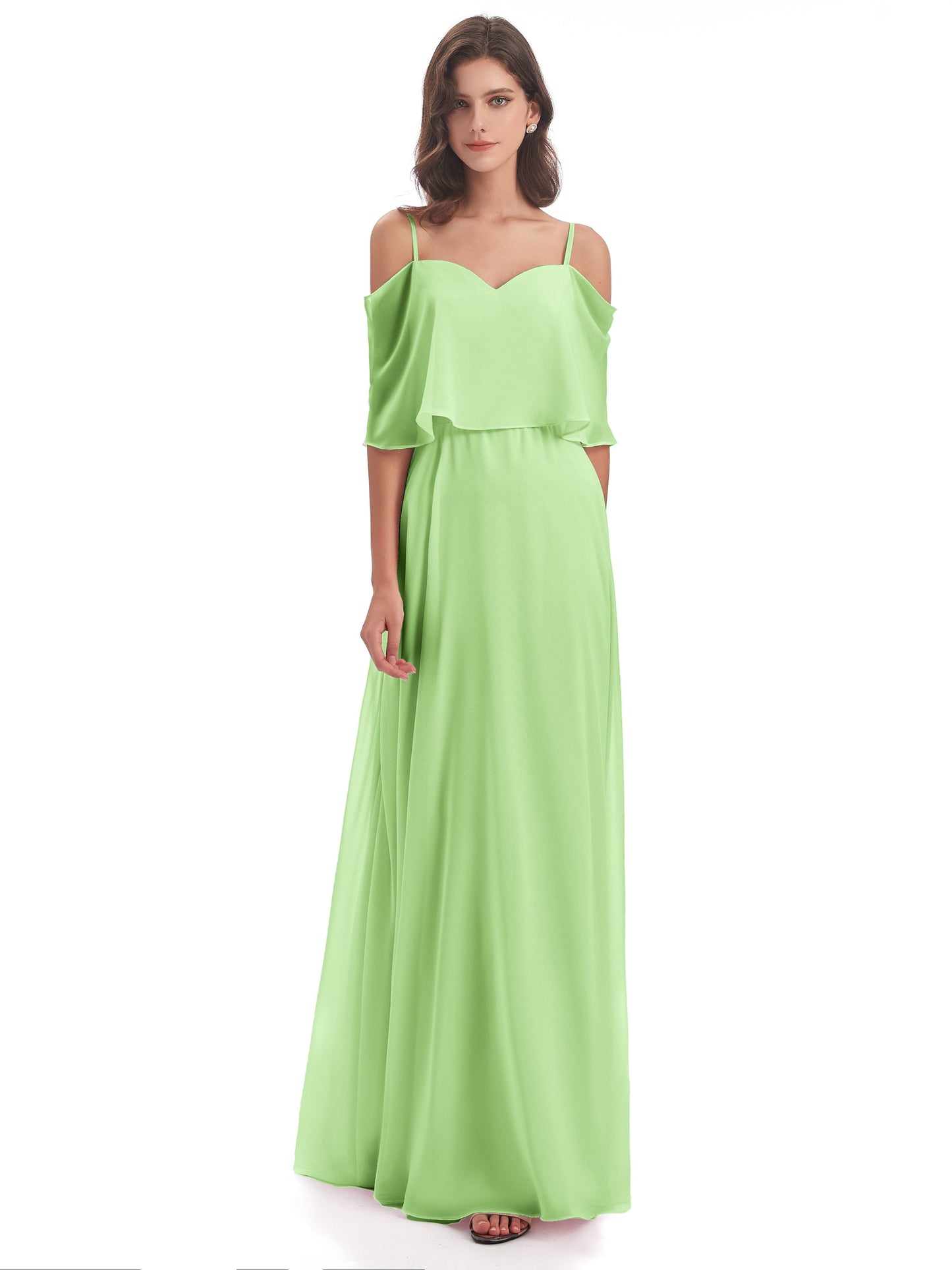Abigail Sheath Spaghetti Straps Bridesmaid Dresses