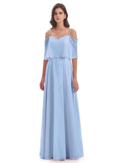 Abigail Sheath Spaghetti Straps Bridesmaid Dresses