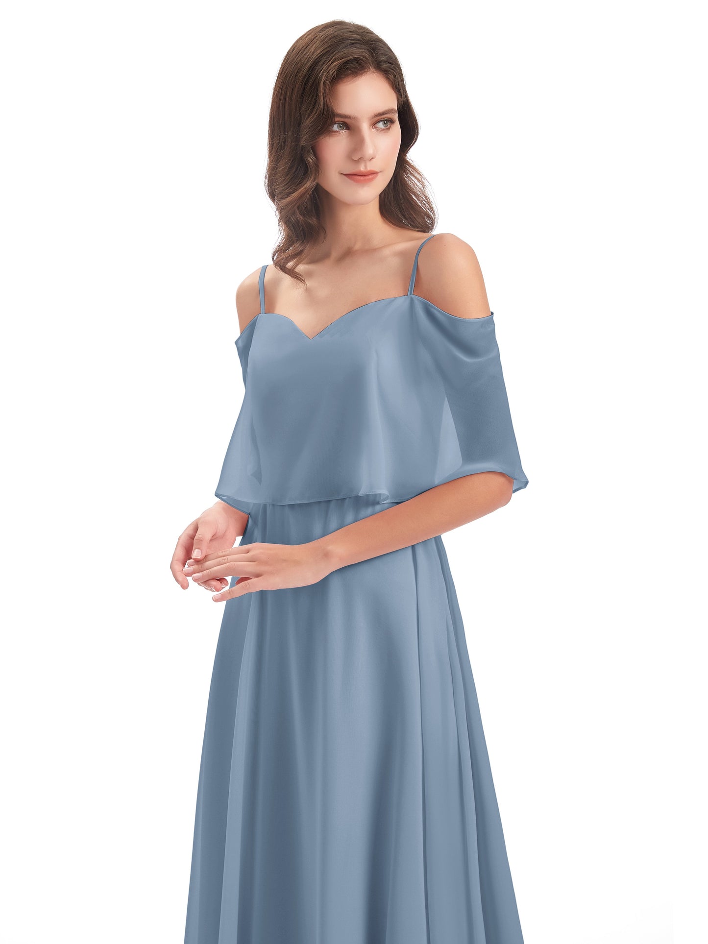 Abigail Sheath Spaghetti Straps Bridesmaid Dresses