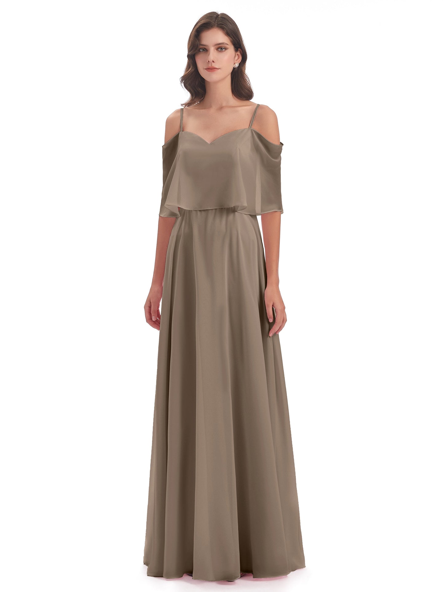 Abigail Sheath Spaghetti Straps Bridesmaid Dresses