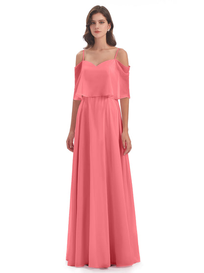 Abigail Sheath Spaghetti Straps Bridesmaid Dresses