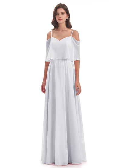 Abigail Sheath Spaghetti Straps Bridesmaid Dresses