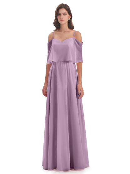 Abigail Sheath Spaghetti Straps Bridesmaid Dresses