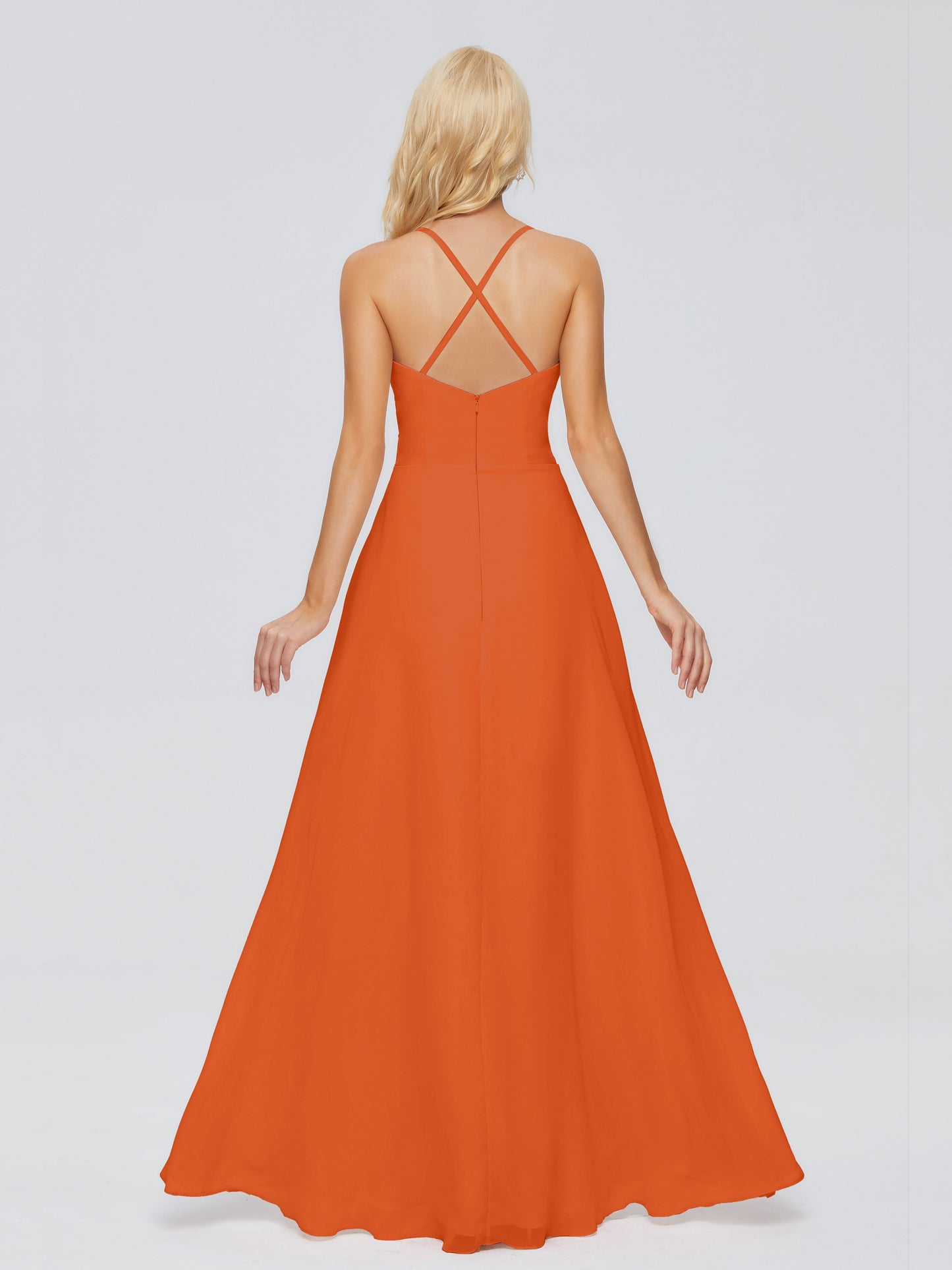 Adalynn Spaghetti Straps Chiffon Bridesmaid Dresses