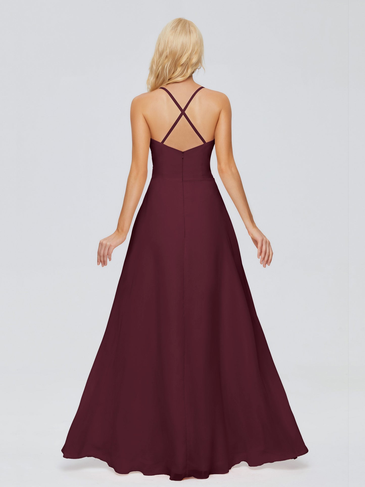 Adalynn Spaghetti Straps Chiffon Bridesmaid Dresses