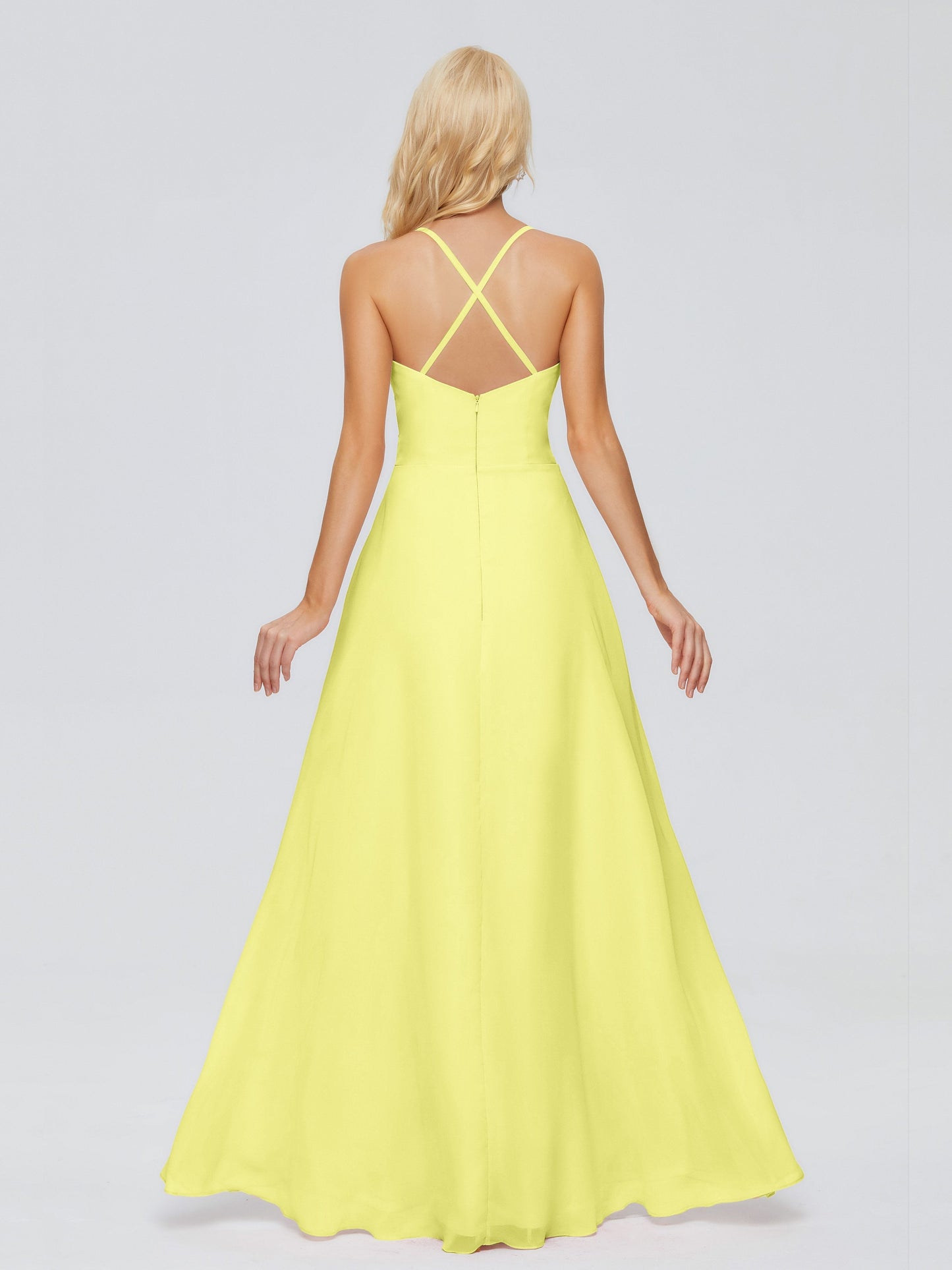 Adalynn Spaghetti Straps Chiffon Bridesmaid Dresses