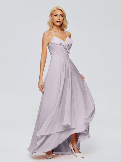 Adalynn Spaghetti Straps Chiffon Bridesmaid Dresses