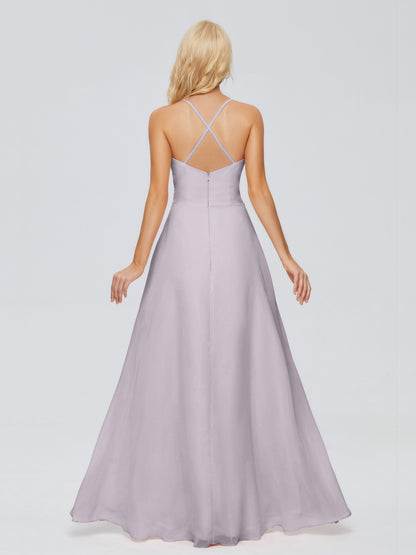 Adalynn Spaghetti Straps Chiffon Bridesmaid Dresses
