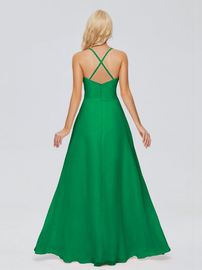Adalynn Spaghetti Straps Chiffon Bridesmaid Dresses