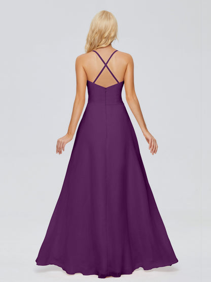 Adalynn Spaghetti Straps Chiffon Bridesmaid Dresses