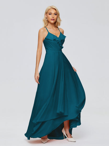 Adalynn Spaghetti Straps Chiffon Bridesmaid Dresses