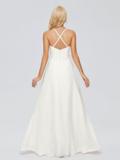 Adalynn Spaghetti Straps Chiffon Bridesmaid Dresses