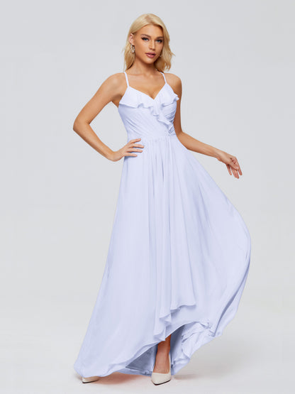 Adalynn Spaghetti Straps Chiffon Bridesmaid Dresses