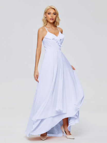 Adalynn Spaghetti Straps Chiffon Bridesmaid Dresses