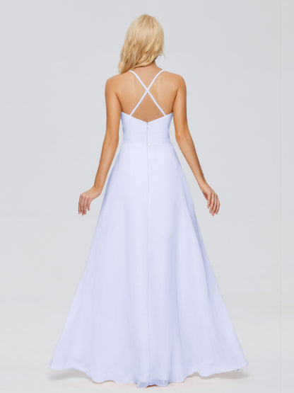Adalynn Spaghetti Straps Chiffon Bridesmaid Dresses