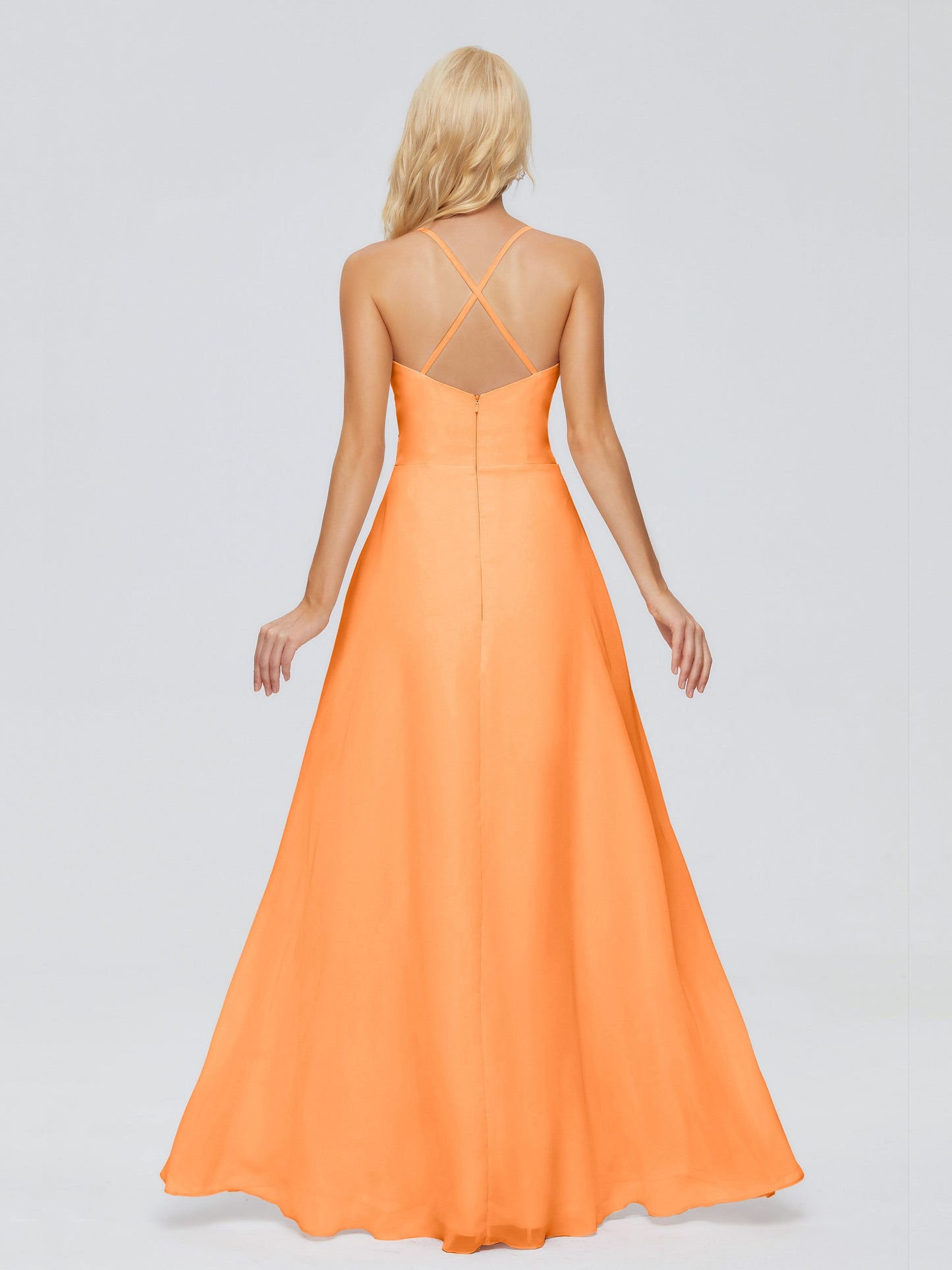 Adalynn Spaghetti Straps Chiffon Bridesmaid Dresses