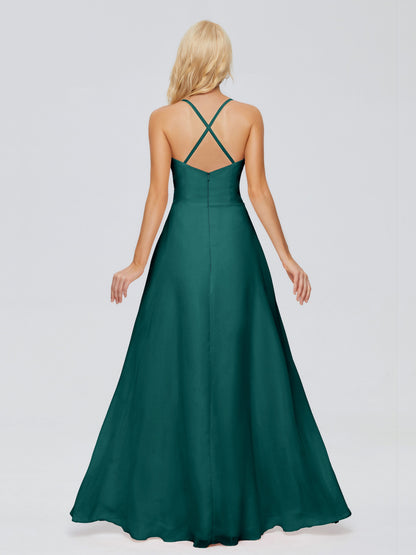 Adalynn Spaghetti Straps Chiffon Bridesmaid Dresses