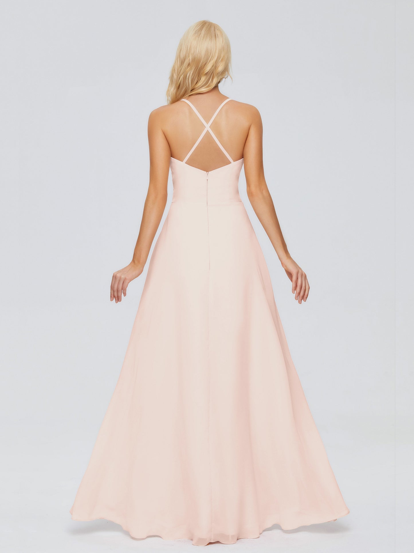 Adalynn Spaghetti Straps Chiffon Bridesmaid Dresses