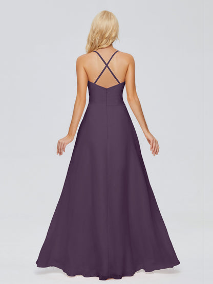 Adalynn Spaghetti Straps Chiffon Bridesmaid Dresses