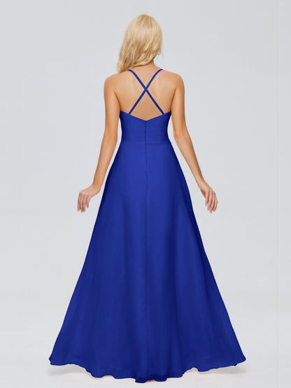 Adalynn Spaghetti Straps Chiffon Bridesmaid Dresses