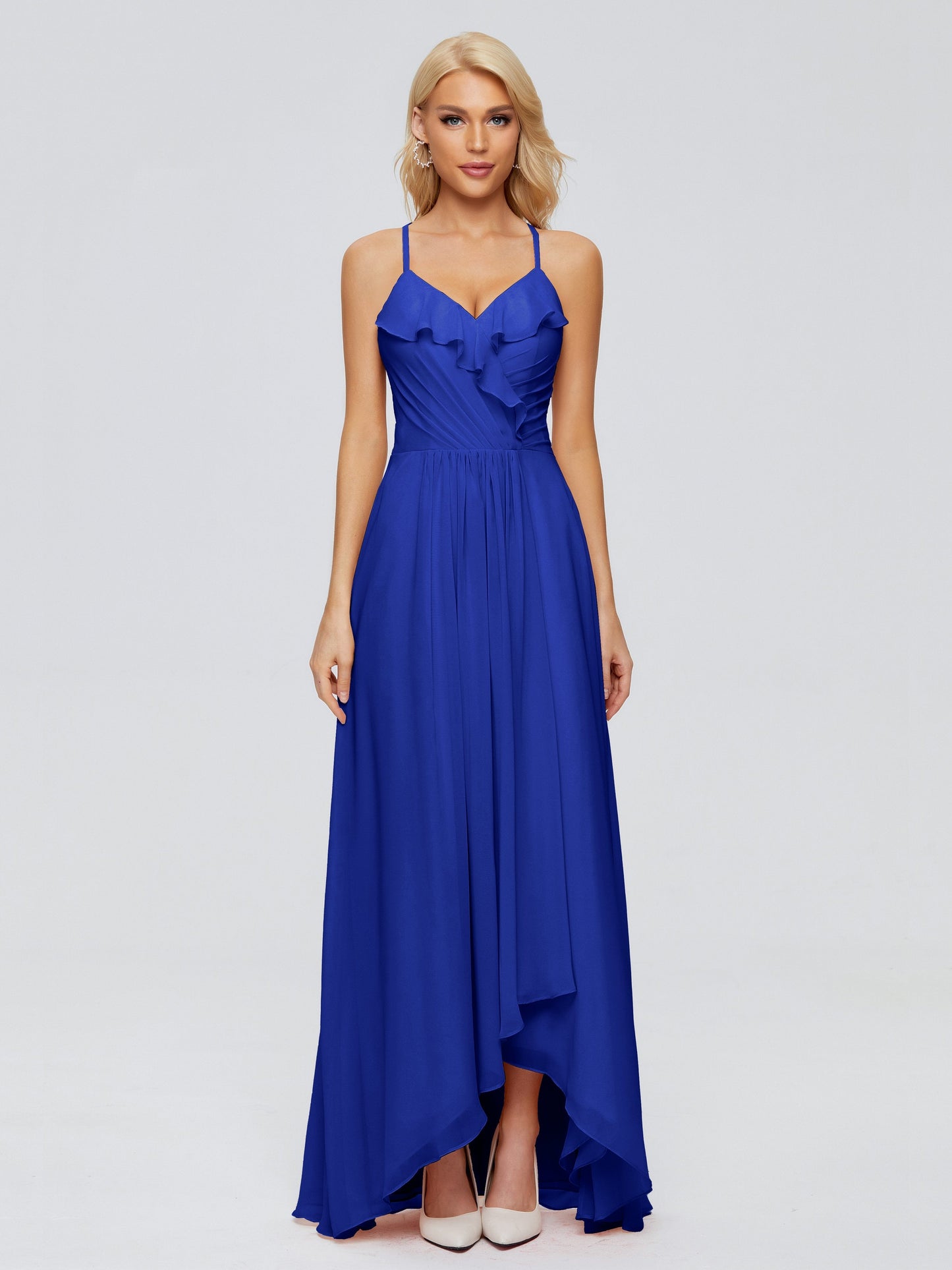 Adalynn Spaghetti Straps Chiffon Bridesmaid Dresses