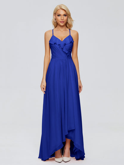 Adalynn Spaghetti Straps Chiffon Bridesmaid Dresses