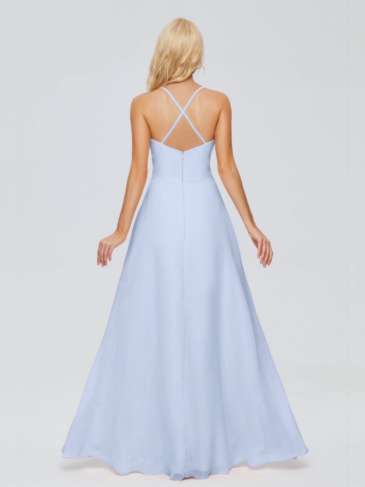 Adalynn Spaghetti Straps Chiffon Bridesmaid Dresses