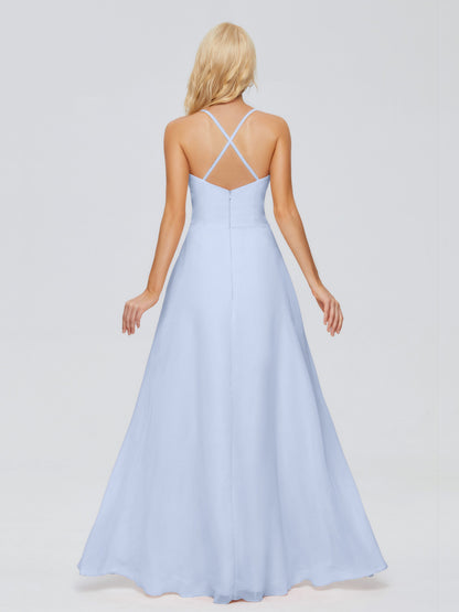 Adalynn Spaghetti Straps Chiffon Bridesmaid Dresses