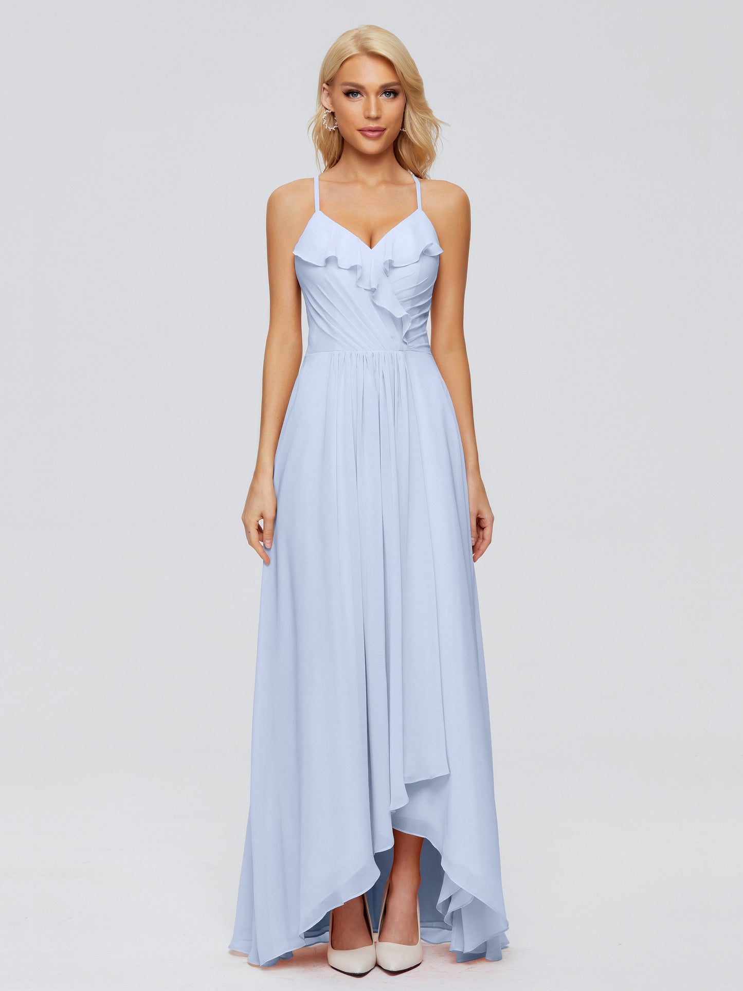 Adalynn Spaghetti Straps Chiffon Bridesmaid Dresses