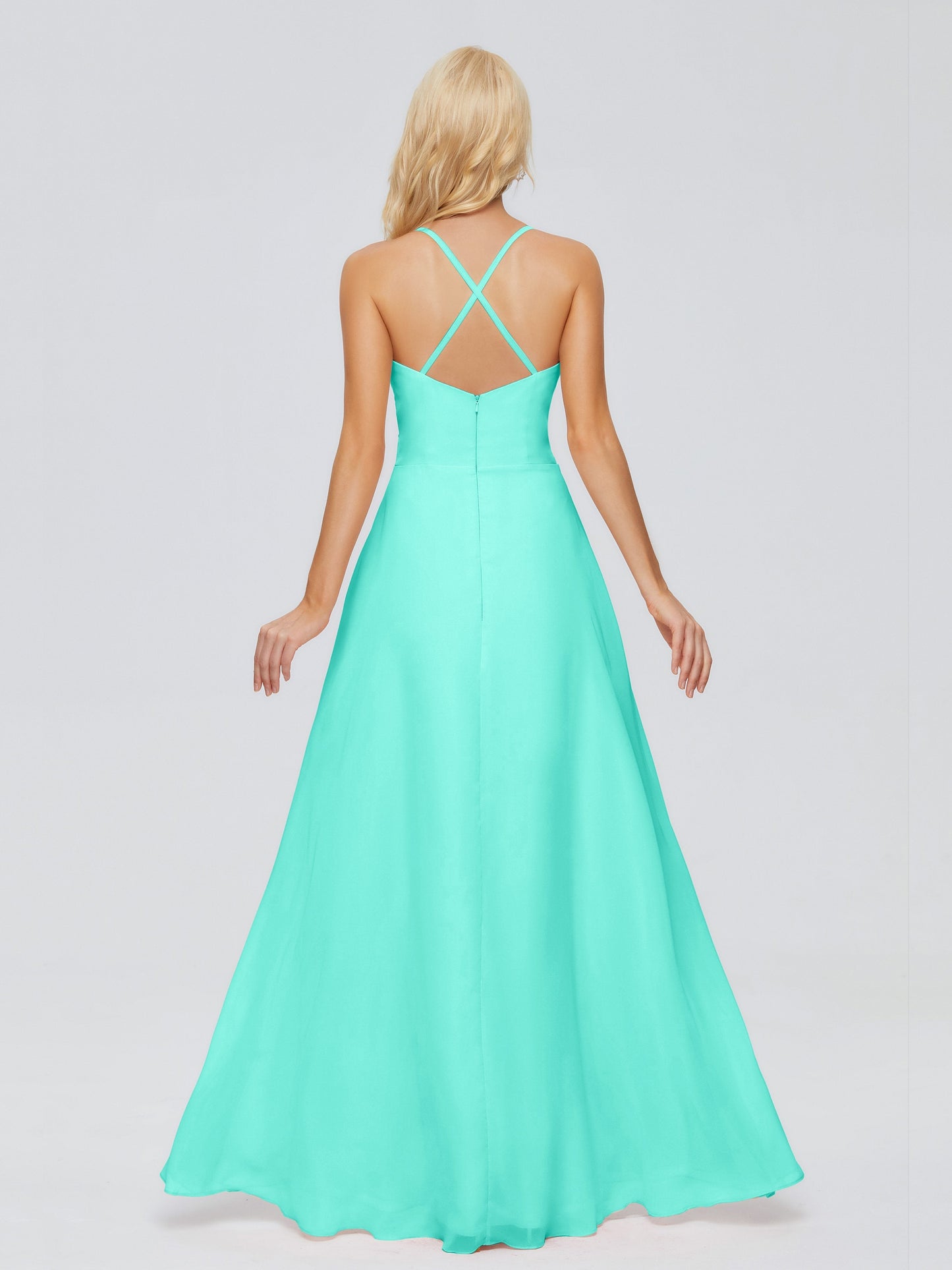 Adalynn Spaghetti Straps Chiffon Bridesmaid Dresses